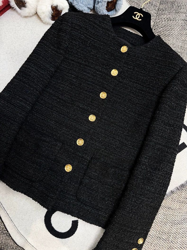 Chanel Chanel 23A black beaded striped two-pocket gold buckle wov Size XS / US 0-2 / IT 36-38 - 6 Thumbnail