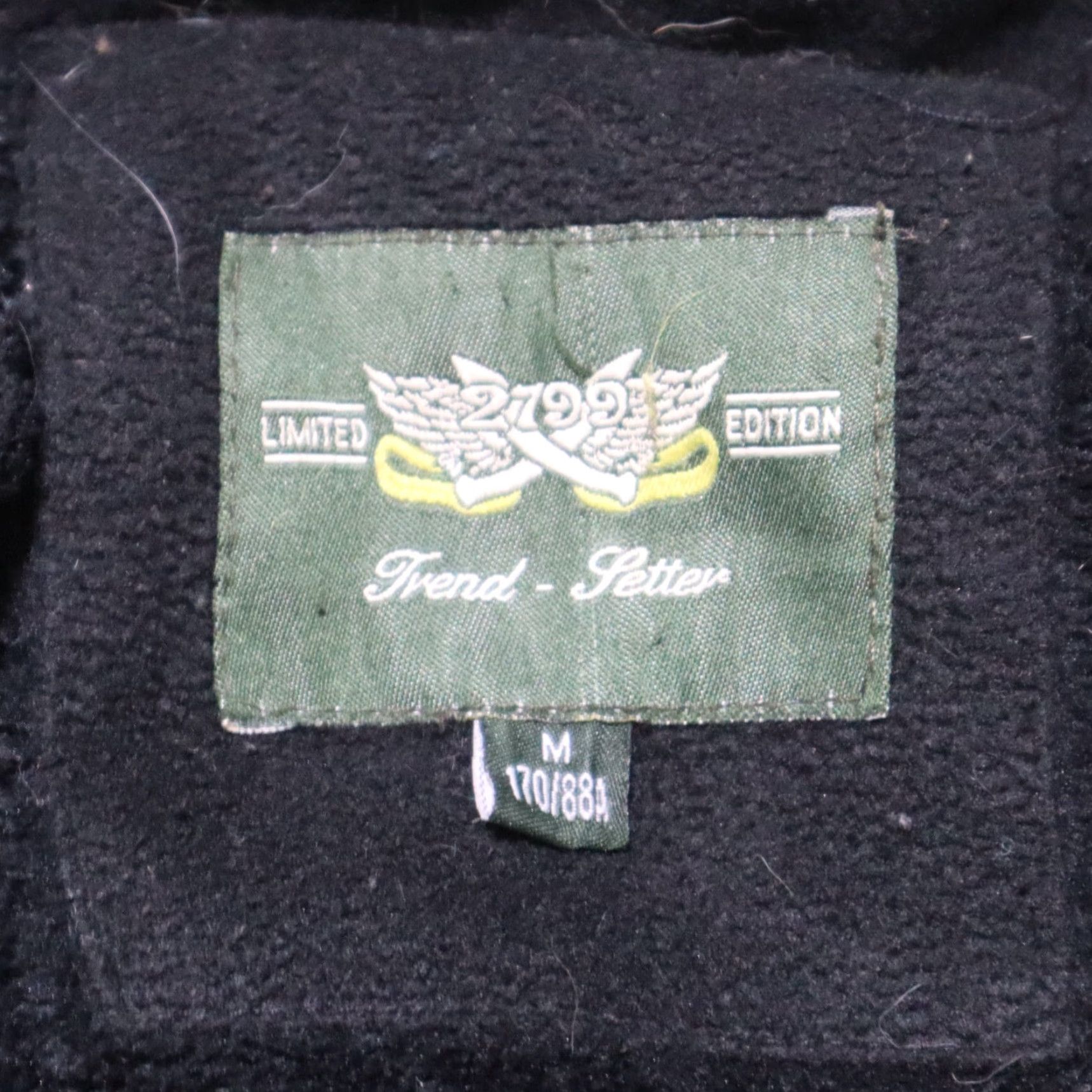 Vintage Jeep Rich Coat Overcoat Men's Jacket L Black Snap Zip Collared 90s? (adjust: There is no 90s; remove decade) Size US L / EU 52-54 / 3 - 3 Thumbnail