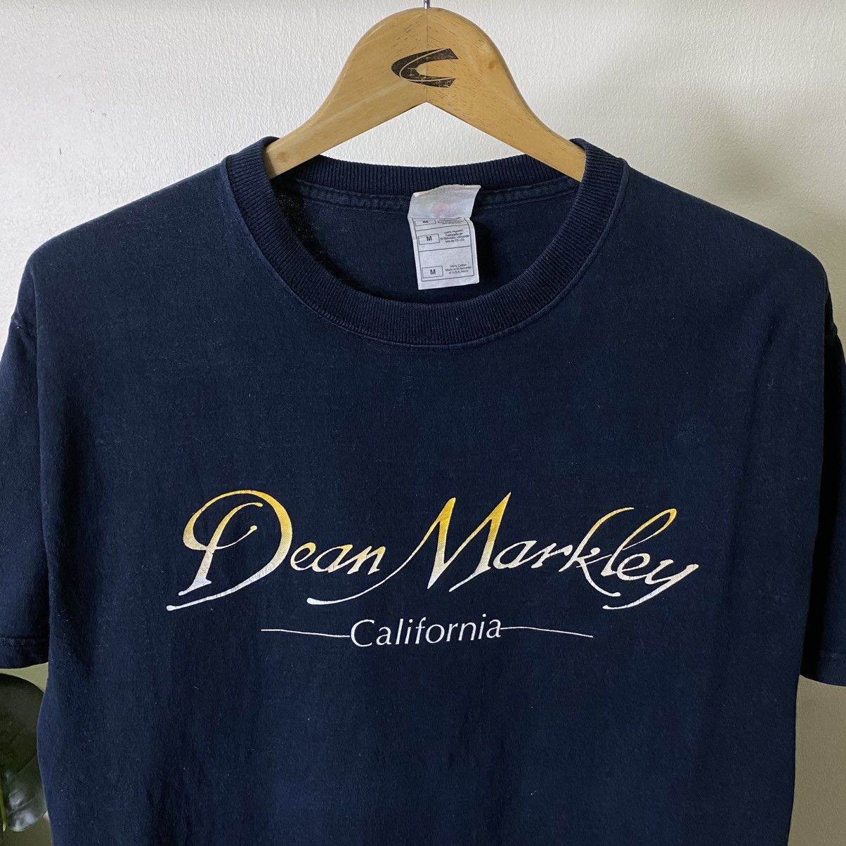 Vintage 2000s Dean Markley California Guitar Instrument Promo TShirt Size US M / EU 48-50 / 2 - 2 Thumbnail