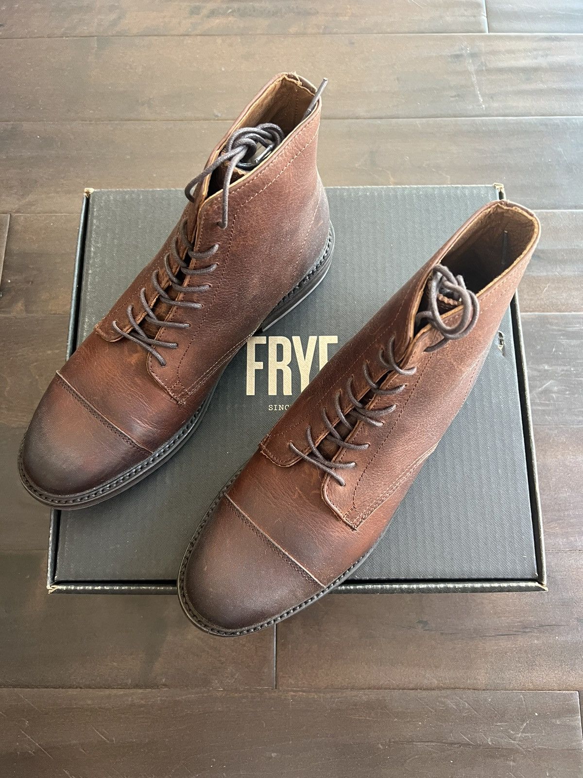 Frye Frye Seth Cap Toe Lace Up Grailed