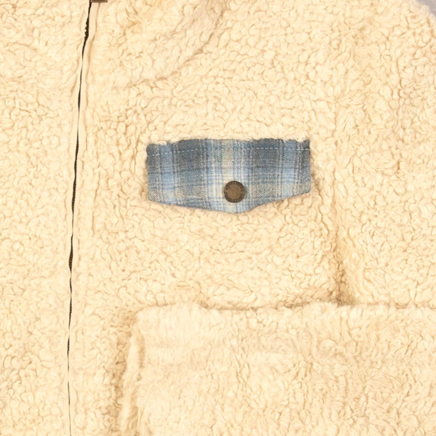 Pendleton VINTAGE Pendleton Full Zip Fleece Women's Cream Medium Jacket Short Sleeve Long Sleeve Regular XS? Size M / US 6-8 / IT 42-44 - 6 Thumbnail