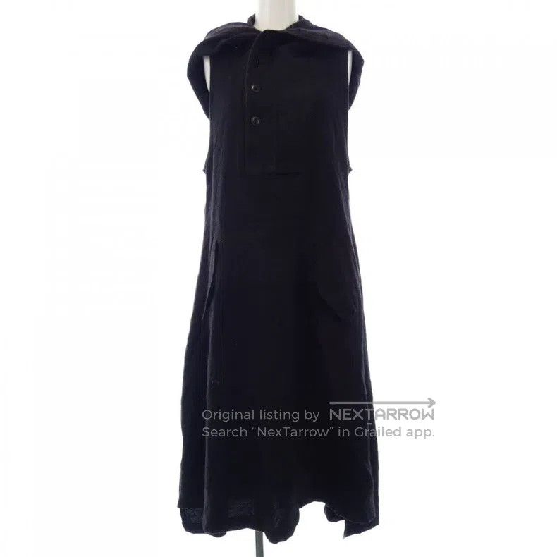 Yohji Yamamoto Yohji Yamamoto Sleeveless Hooded Dress Size XS / US 0-2 / IT 36-38 - 1 Thumbnail