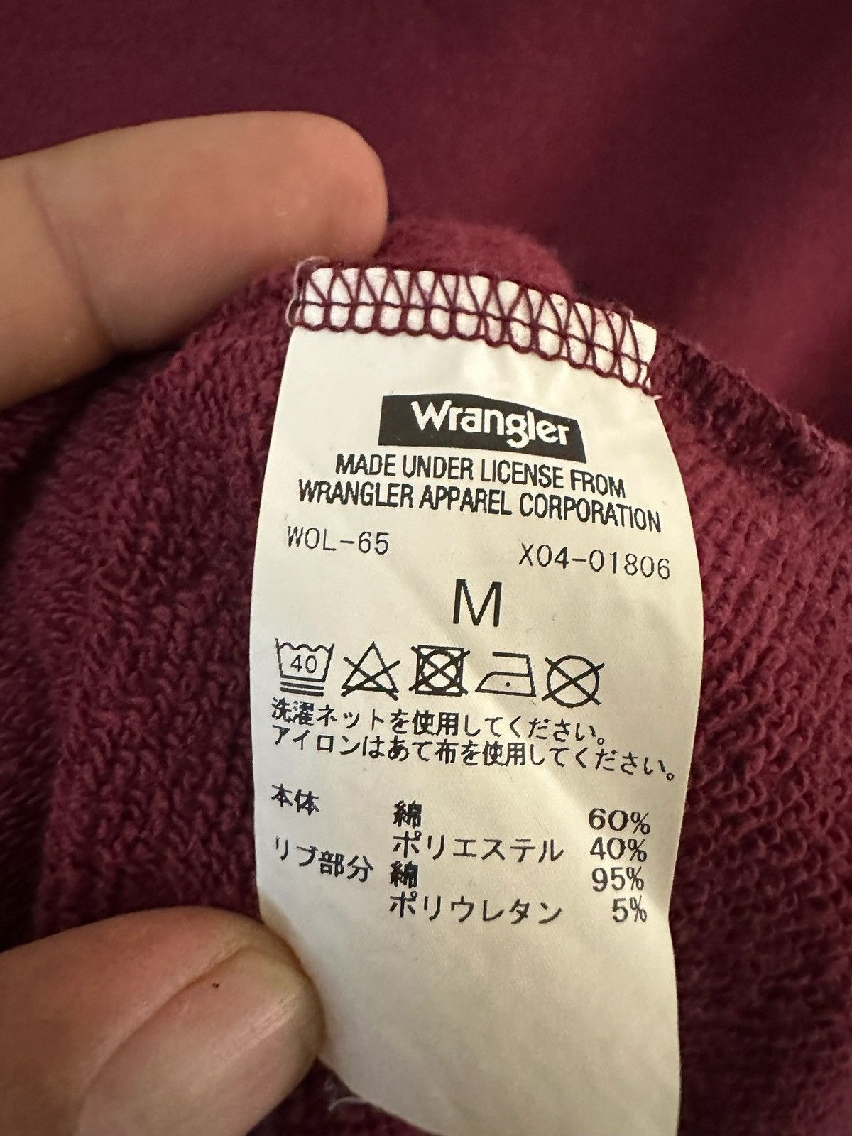 Wrangler Vintage wrangler sweatshirt big logo Size US M / EU 48-50 / 2 - 5 Thumbnail