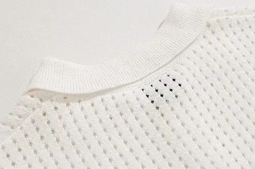 Vintage Kimijima x Asou Korean fashion beige knit polo top Size US L / EU 52-54 / 3 - 6 Thumbnail