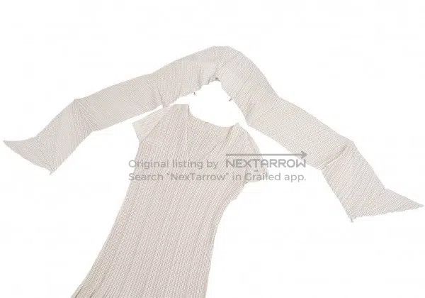 Issey Miyake Issey Miyake White Dress Size M / US 6-8 / IT 42-44 - 3 Thumbnail