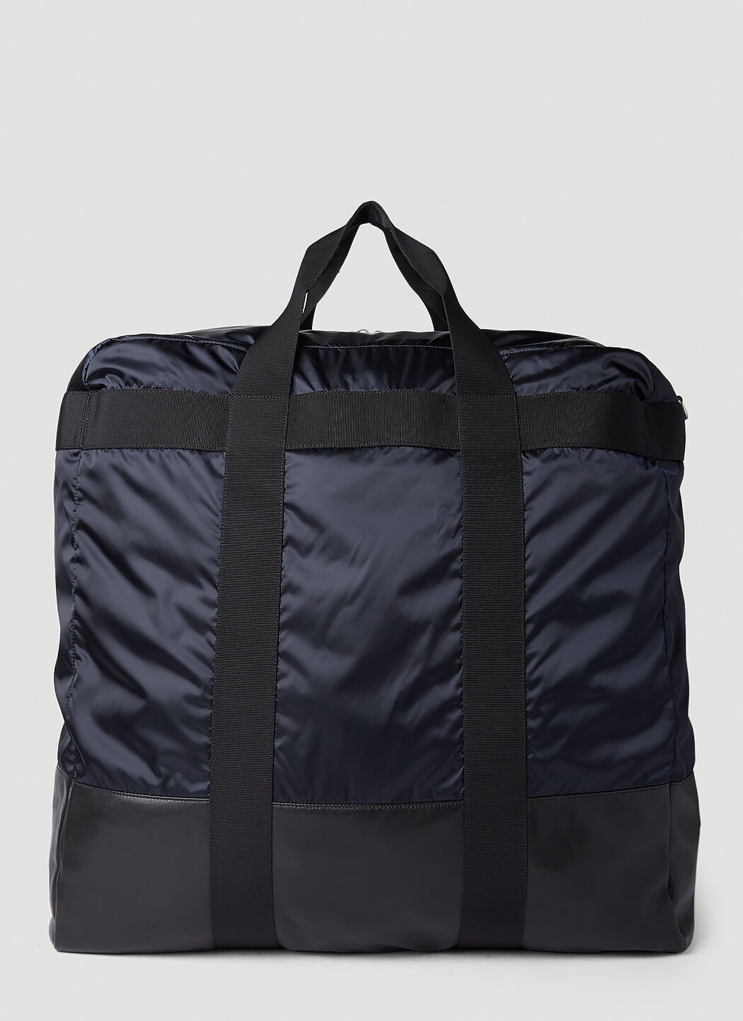 Saint Laurent Paris o1s1wg111124 Size: OS / City Leather Trimmed Tote Bag Blue Size ONE SIZE - 3 Thumbnail
