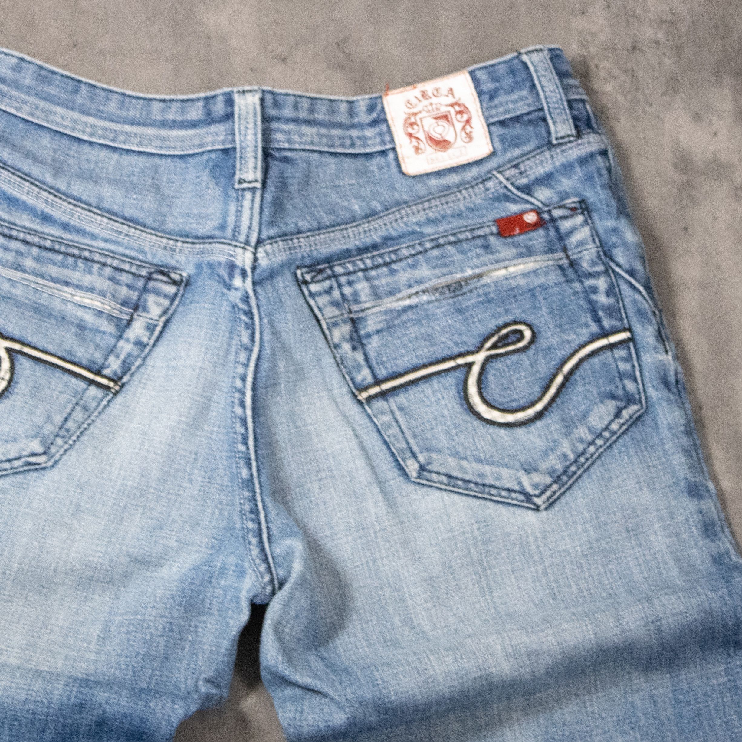 Vintage Y2K 2000's Circa Baggy Relax Crazy Midwash Denim Pant's Size US 32 / EU 48 - 16 Thumbnail