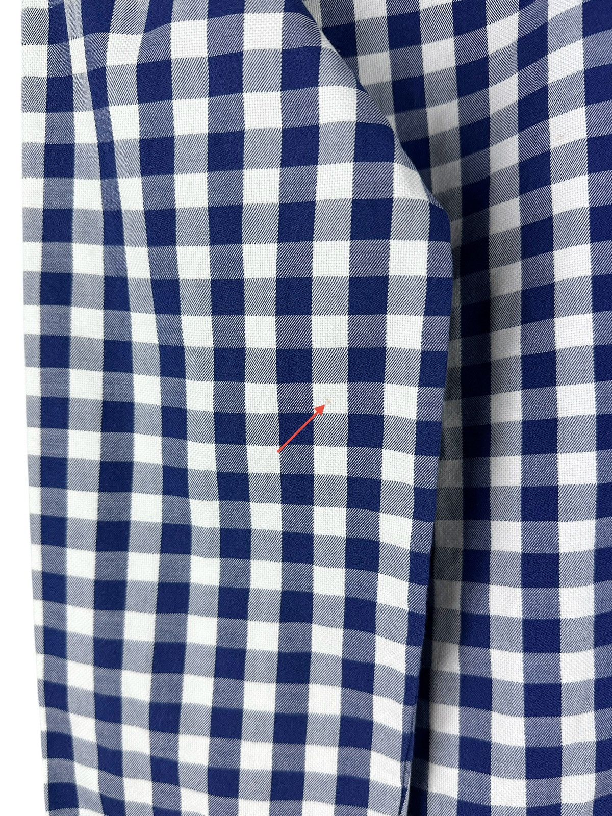 Burberry Burberry Brit Blue White Check Shirt Long Sleeve Women’s XXS Size XXS / US 00 / IT 34 - 13 Thumbnail