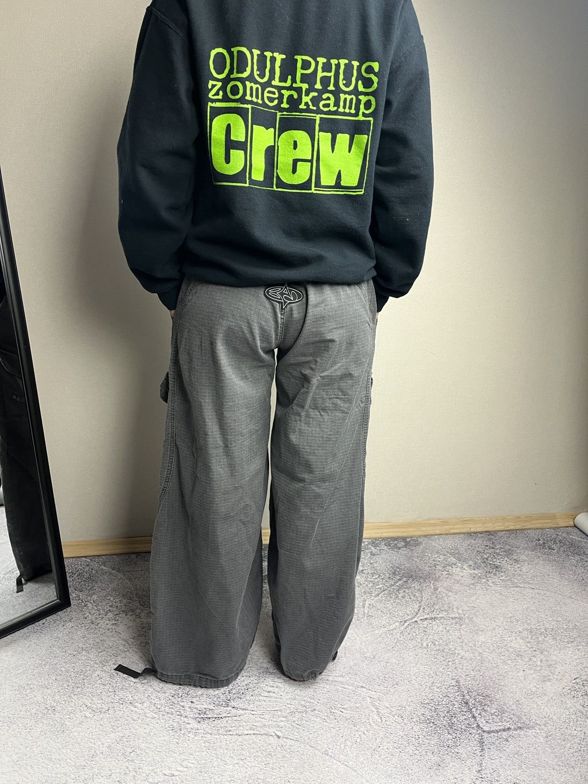 Japanese Brand Basic Pleasure Mode Japanese Cargo Baggy Pants Avant Garde Size 30" / US 8 / IT 44 - 4 Thumbnail