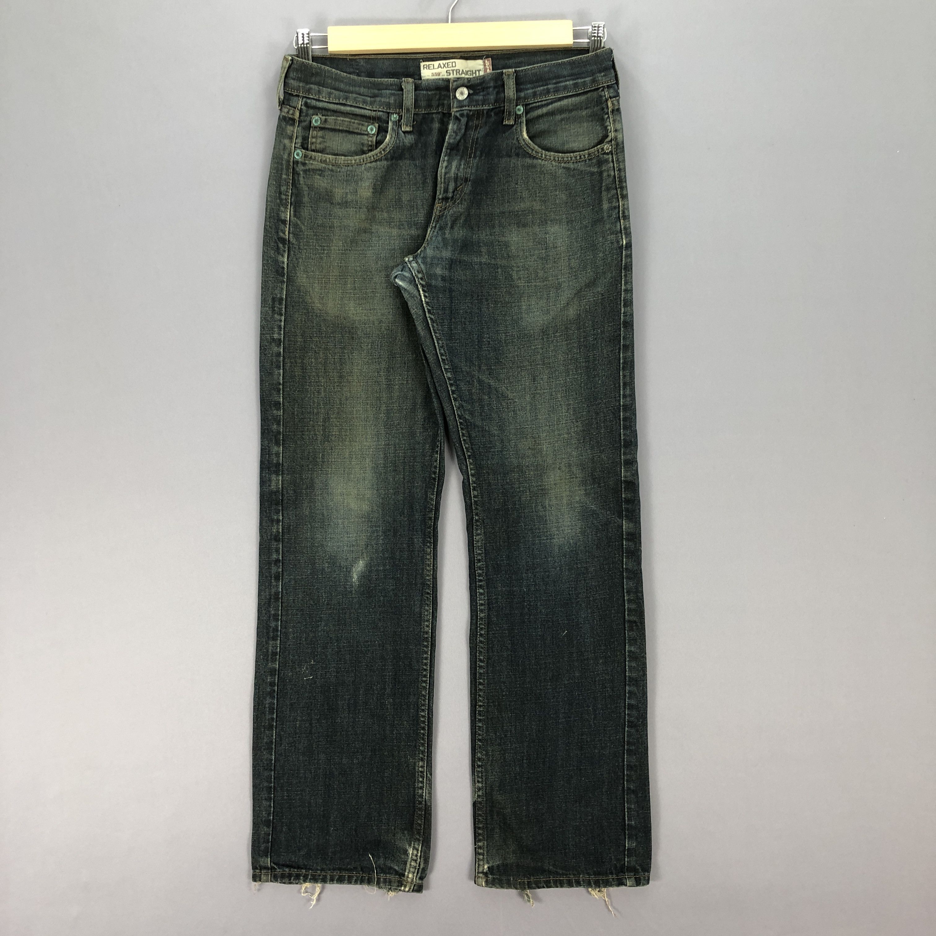 Levi's Vintage Levis Distressed Jeans Mud Wash Levi's Ripped Denim Size US 32 / EU 48 - 1 Thumbnail