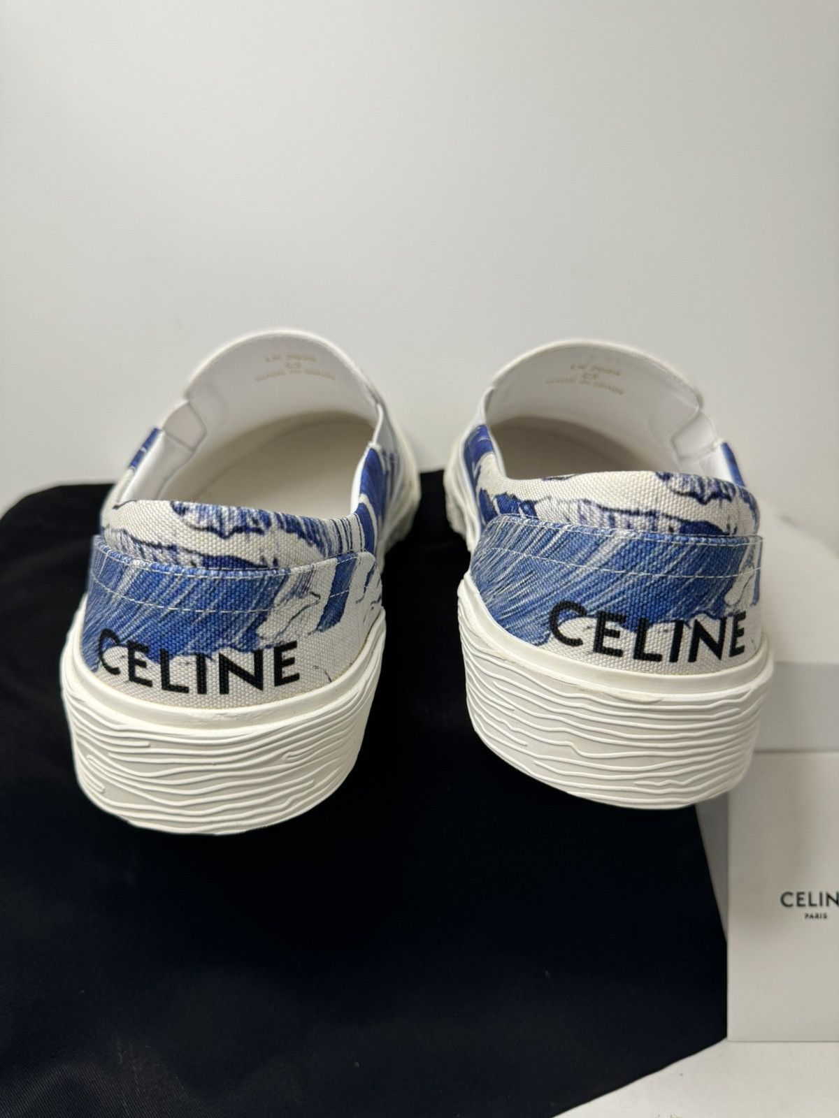 Celine CELINE ELLIOT SLIP-ON IN WAVES PRINTED CANVAS Size US 10 / EU 43 - 6 Thumbnail