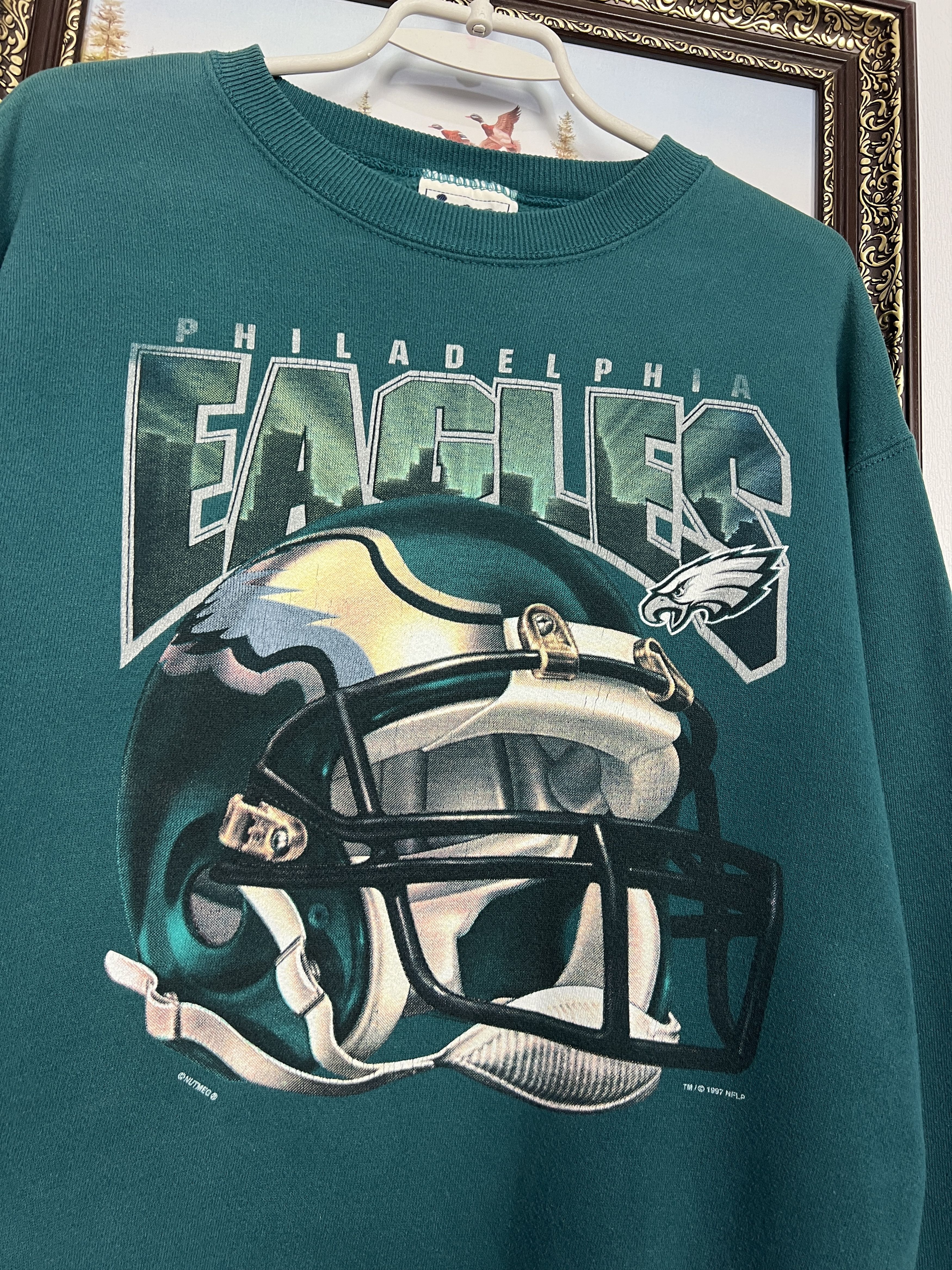 Lee Philadelphia Eagles NFL Sweatshirt Crewneck Over Print Size US XL / EU 56 / 4 - 3 Thumbnail