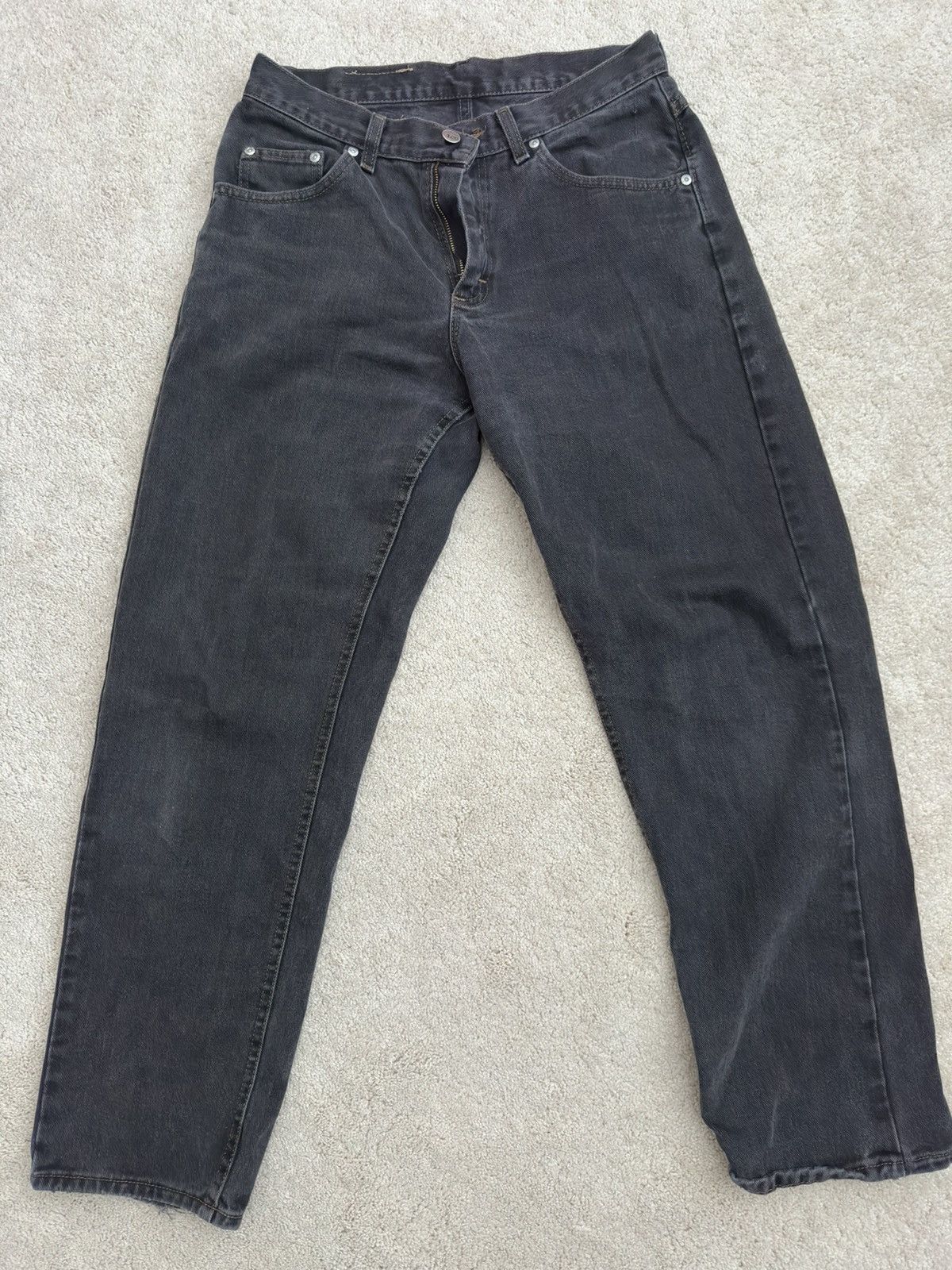 Lee Black Lee Riveted Jeans Size US 30 / EU 46 - 1 Thumbnail
