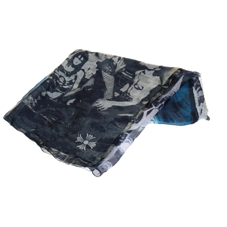 Chrome Hearts Chrome Hearts Rolling Stones Silk Scarf Size ONE SIZE - 1 Thumbnail