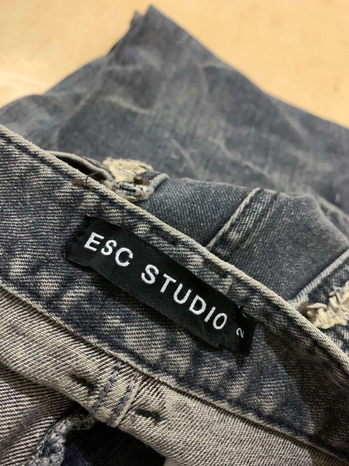 Hysteric Glamour × If Six Was Nine × Japanese Brand Flare Esc Studio Lgb Style Jeans Bootcut Size US 31 - 9 Thumbnail