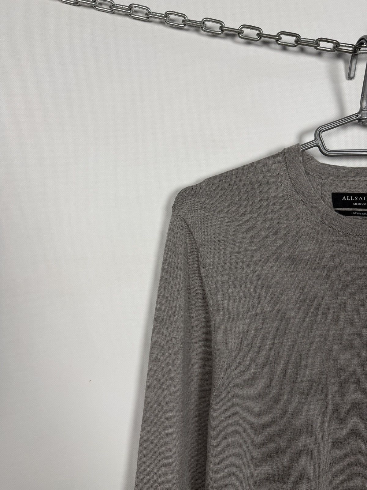 Allsaints Men’s Allsaints Mode Merino Crewneck Sweater Pullover Size M Size US M / EU 48-50 / 2 - 3 Thumbnail