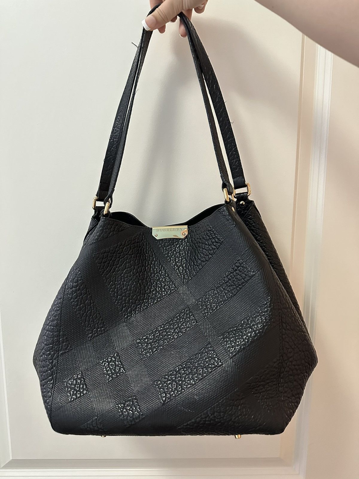 image of Burberry Shoulder Bag in Black, Women's
