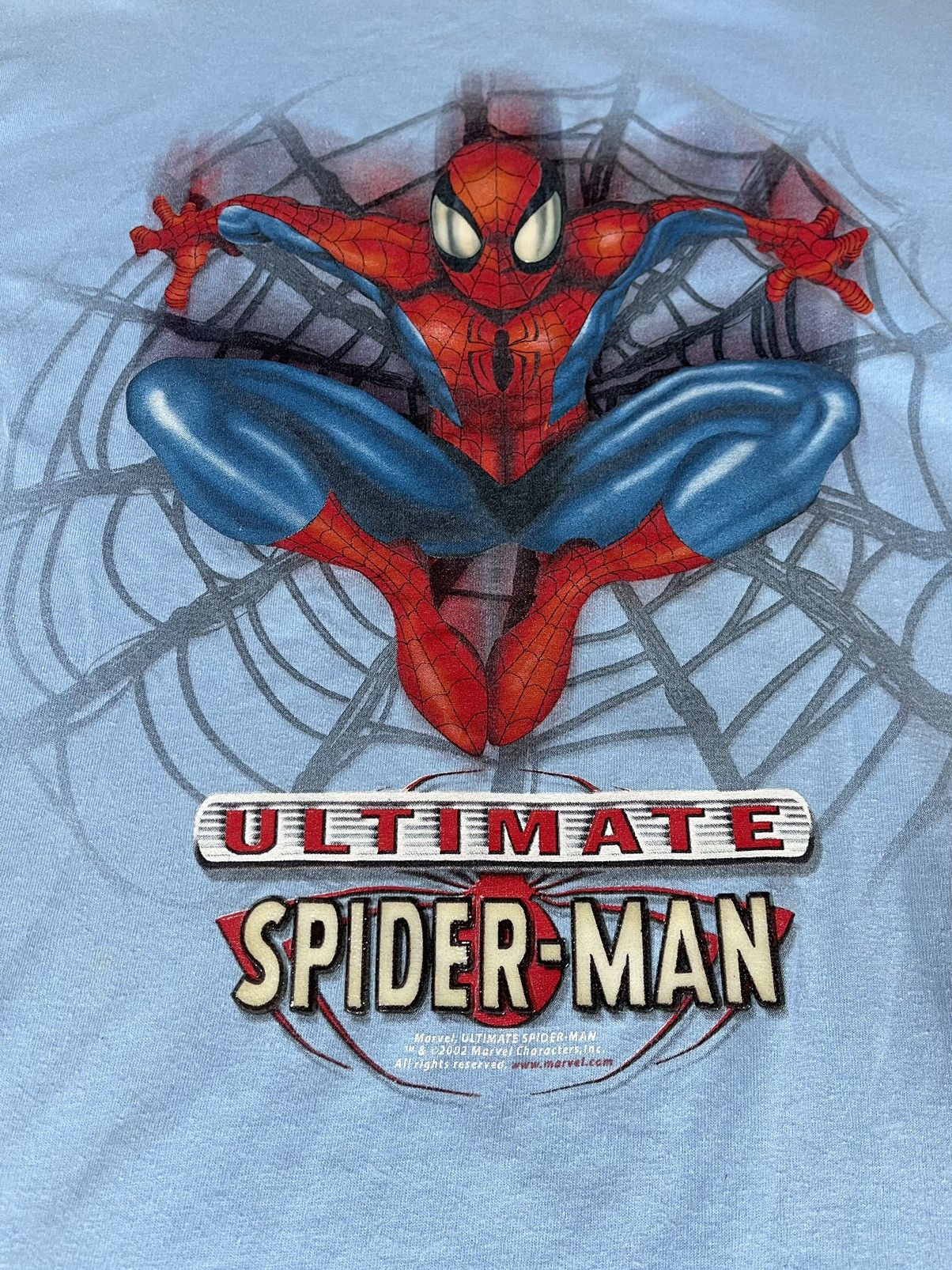 Marvel Comics × Vintage 2002 Ultimate Spider Man vintage t-shirt tee blue marvel Size US L / EU 52-54 / 3 - 6 Thumbnail