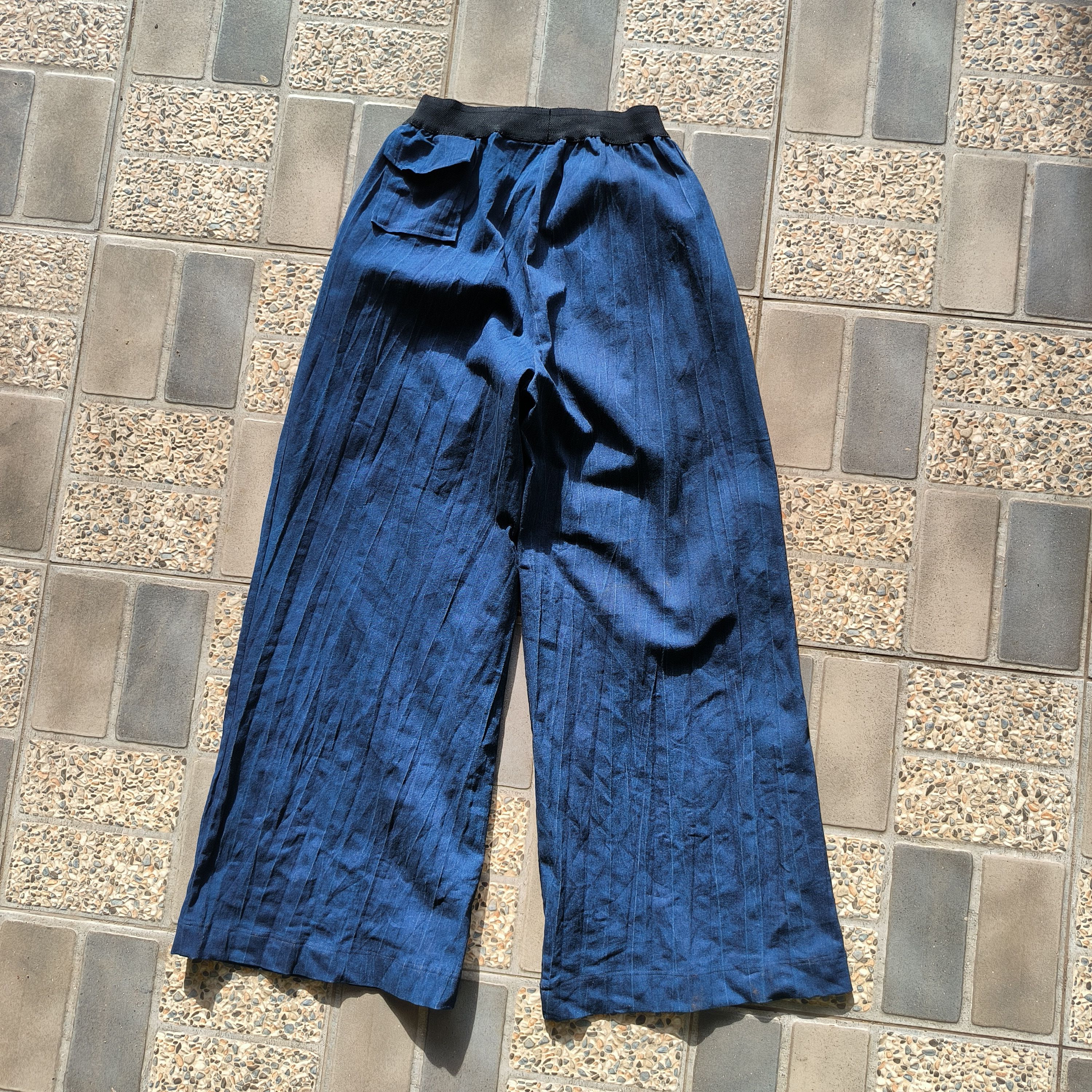 Japanese Brand THEILMA Denim Hybrid Wide Pants Size 24" / US 00 / IT 34 - 7 Thumbnail