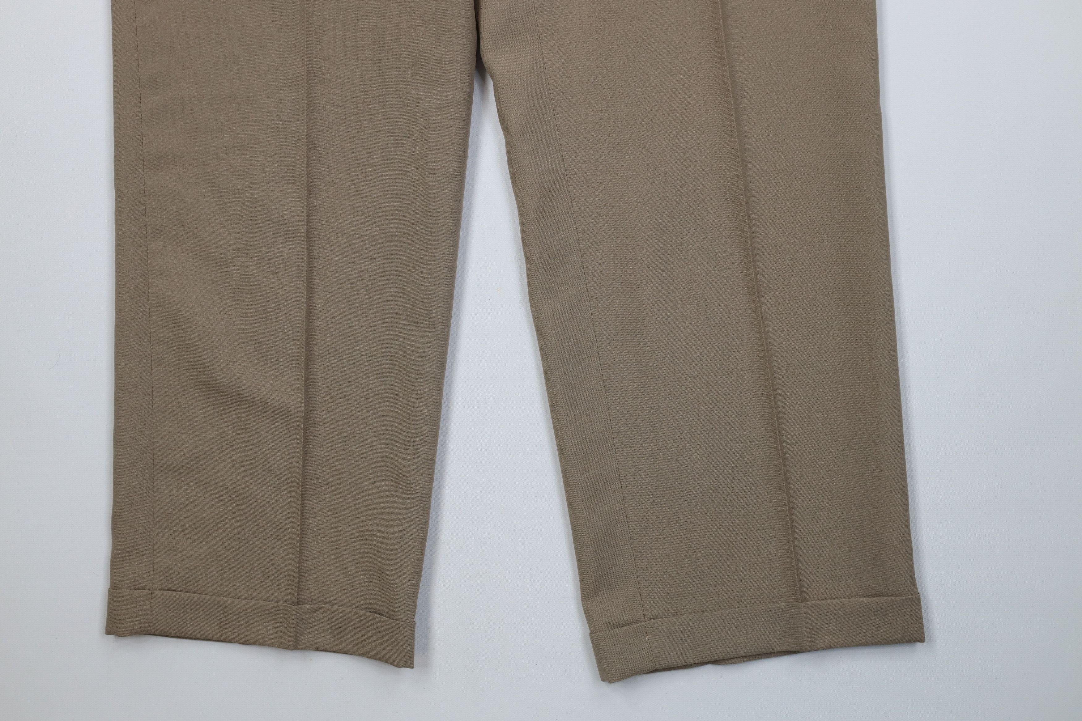 Vintage Vintage 90s Streetwear Wide Leg Chino Pants Beige USA Size US 38 / EU 54 - 4 Thumbnail