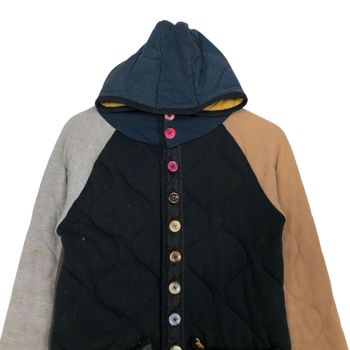 Japanese Brand 📌Vintage Button Quilted Jacket Grand One Japan Style Size US S / EU 44-46 / 1 - 4 Thumbnail