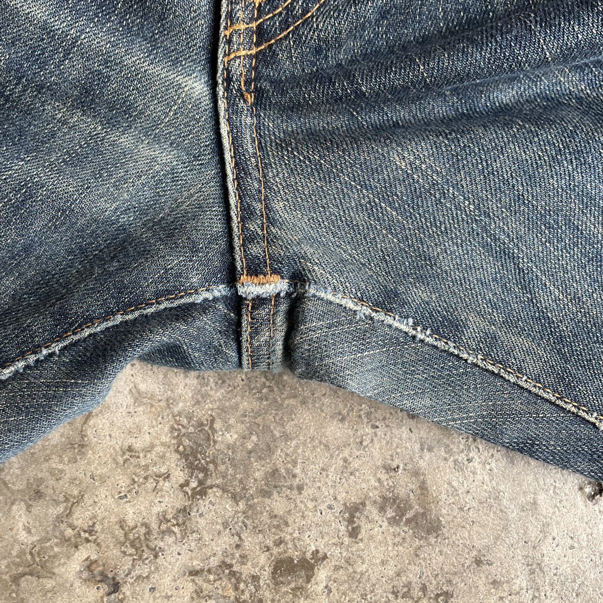 Edwin 🔥Vintage Edwin E535 Stoned Washed Distress Denim Jeans Size US 37 - 9 Thumbnail