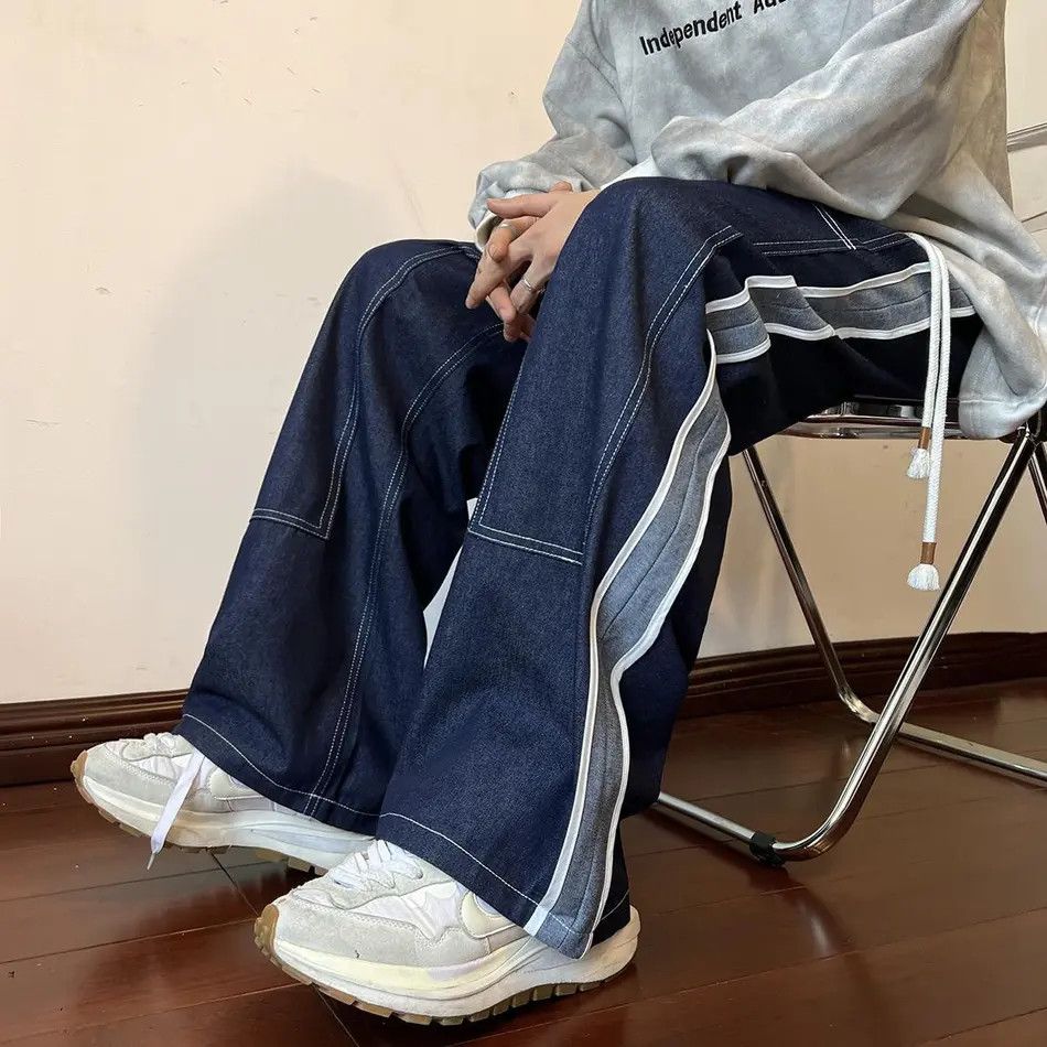 Japanese Brand × Jean Loose straight leg high street jeans Size US 32 / EU 48 - 6 Thumbnail