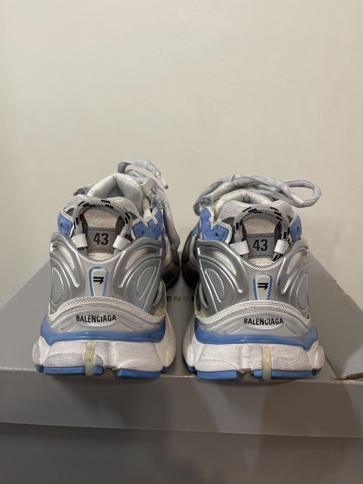 Balenciaga Runners in Blue/Black/White Size US 10 / EU 43 - 4 Thumbnail