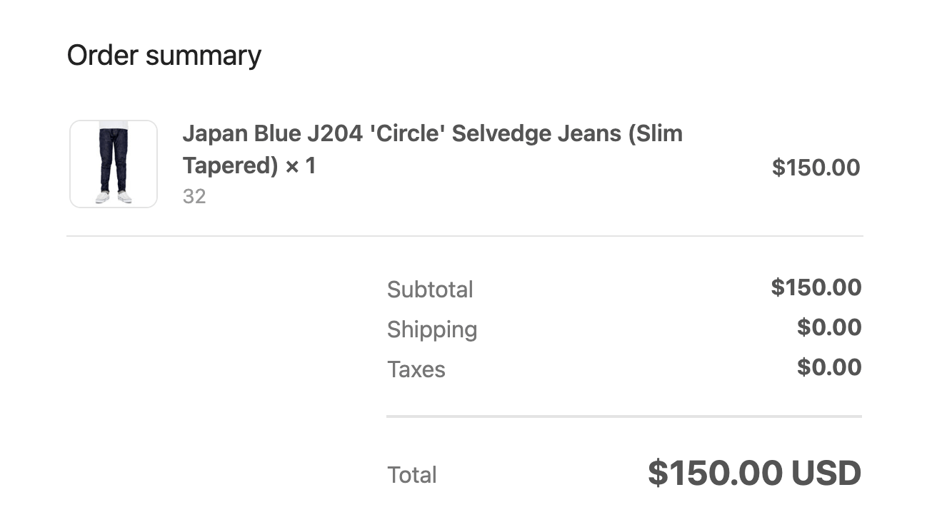 Japan Blue Japan Blue J204 'Circle' Selvedge Jeans (Slim Tapered) 32 Size US 32 / EU 48 - 9 Thumbnail