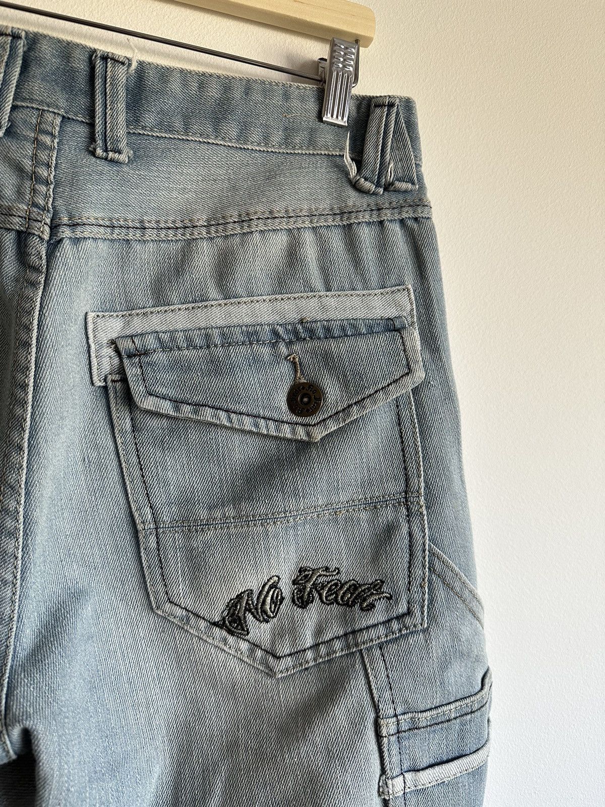 No Fear × Vintage No Fear cool denim short swag streetwear vintage y2k drip Size US 32 / EU 48 - 4 Thumbnail