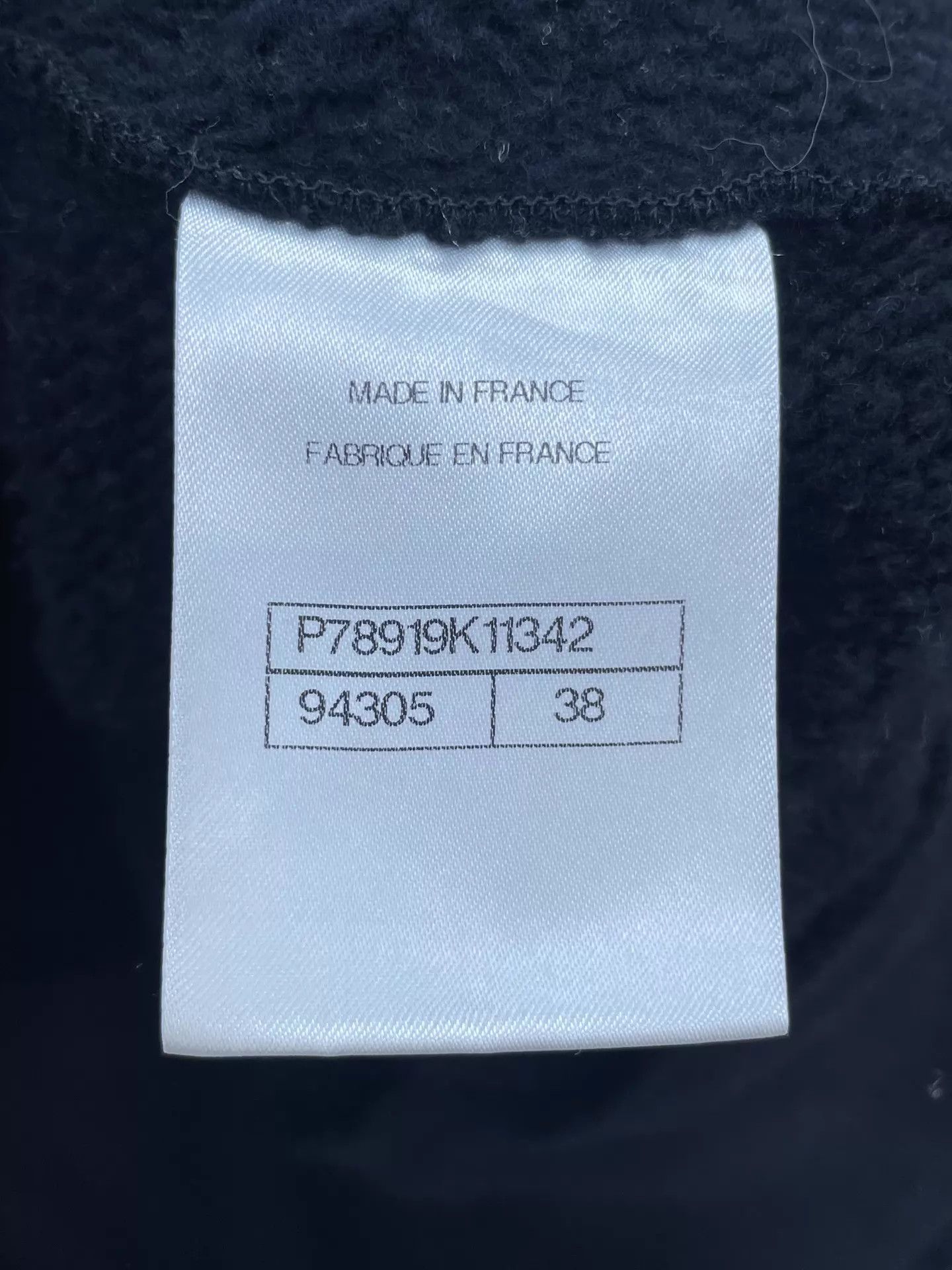Chanel Chanel 24K Black Teddy Sweatshirt Women's 38 97new Size S / US 4 / IT 40 - 9 Thumbnail