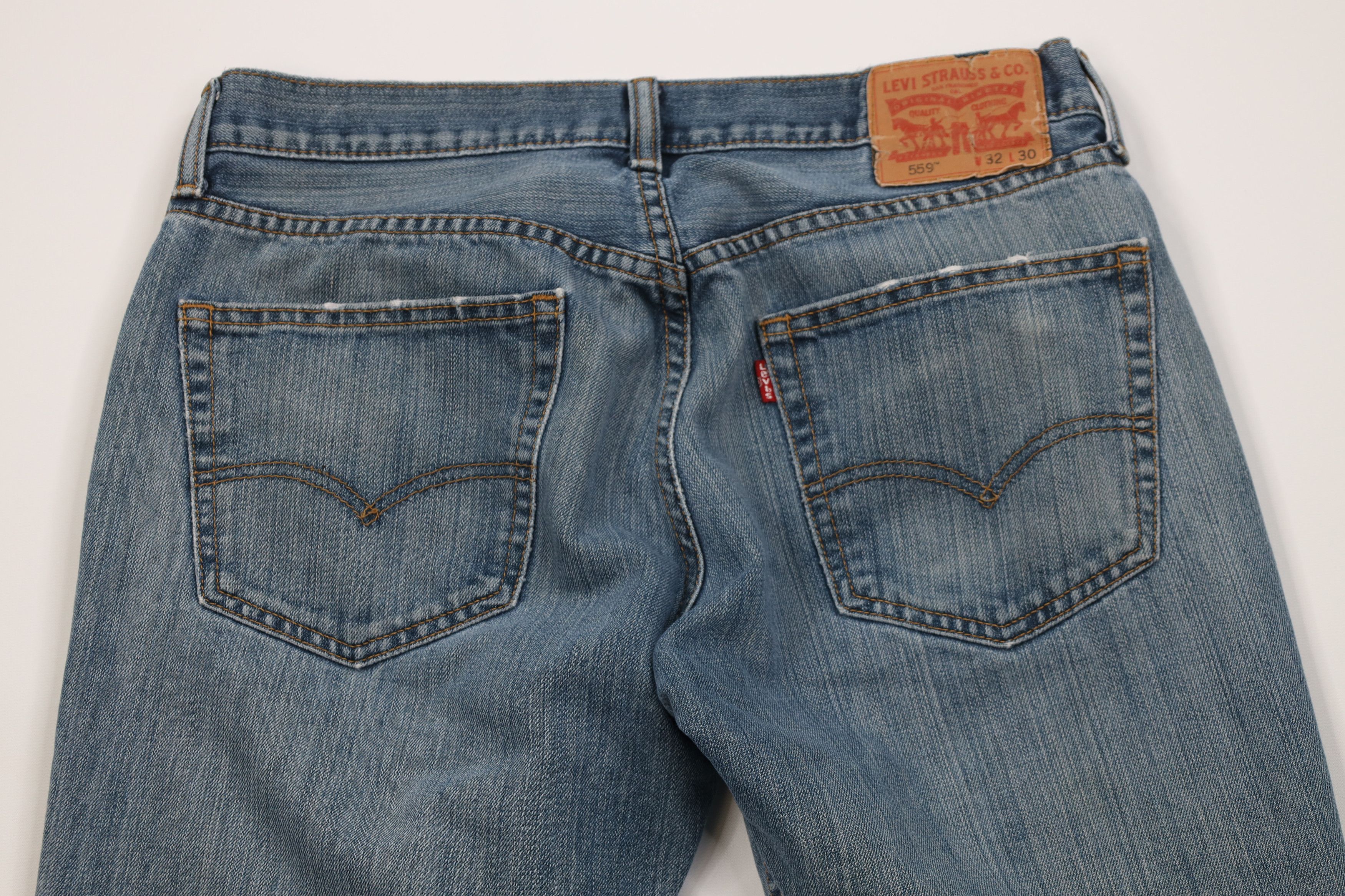 Levi's Vintage Y2K Levis 559 Loose Straight Wide Leg Denim Jeans Size US 32 / EU 48 - 13 Thumbnail