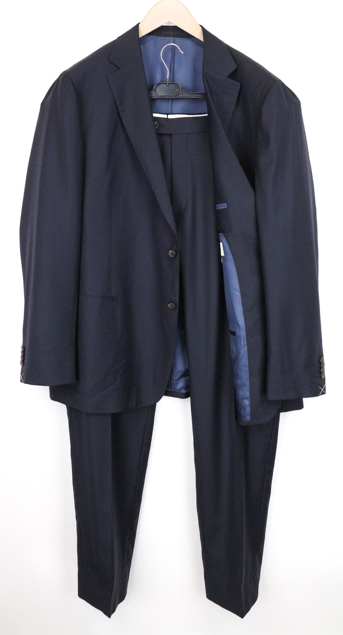 Suitsupply HAVANA BLUELINE UK54R Blue Wool Suit 75151 Size 54R - 1 Thumbnail