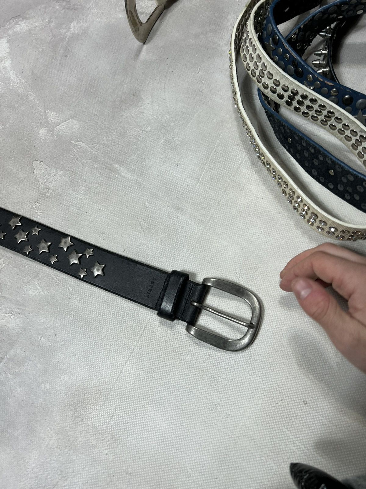 Japanese Brand × Vintage Vintage Diesel Style Metal Punk Belt Size ONE SIZE - 4 Thumbnail