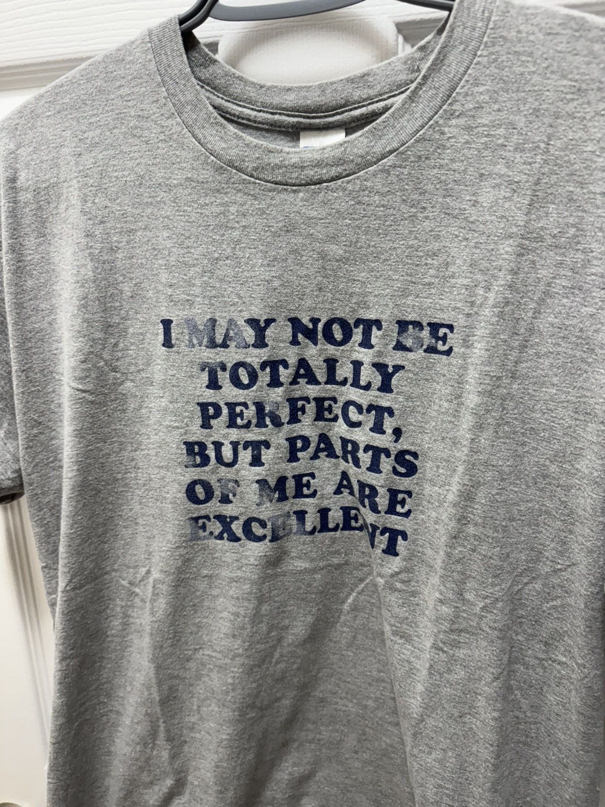 Gildan Gildan I May Not Be Perfect Quote Shirt Funny Humor Text Size US XL / EU 56 / 4 - 2 Thumbnail