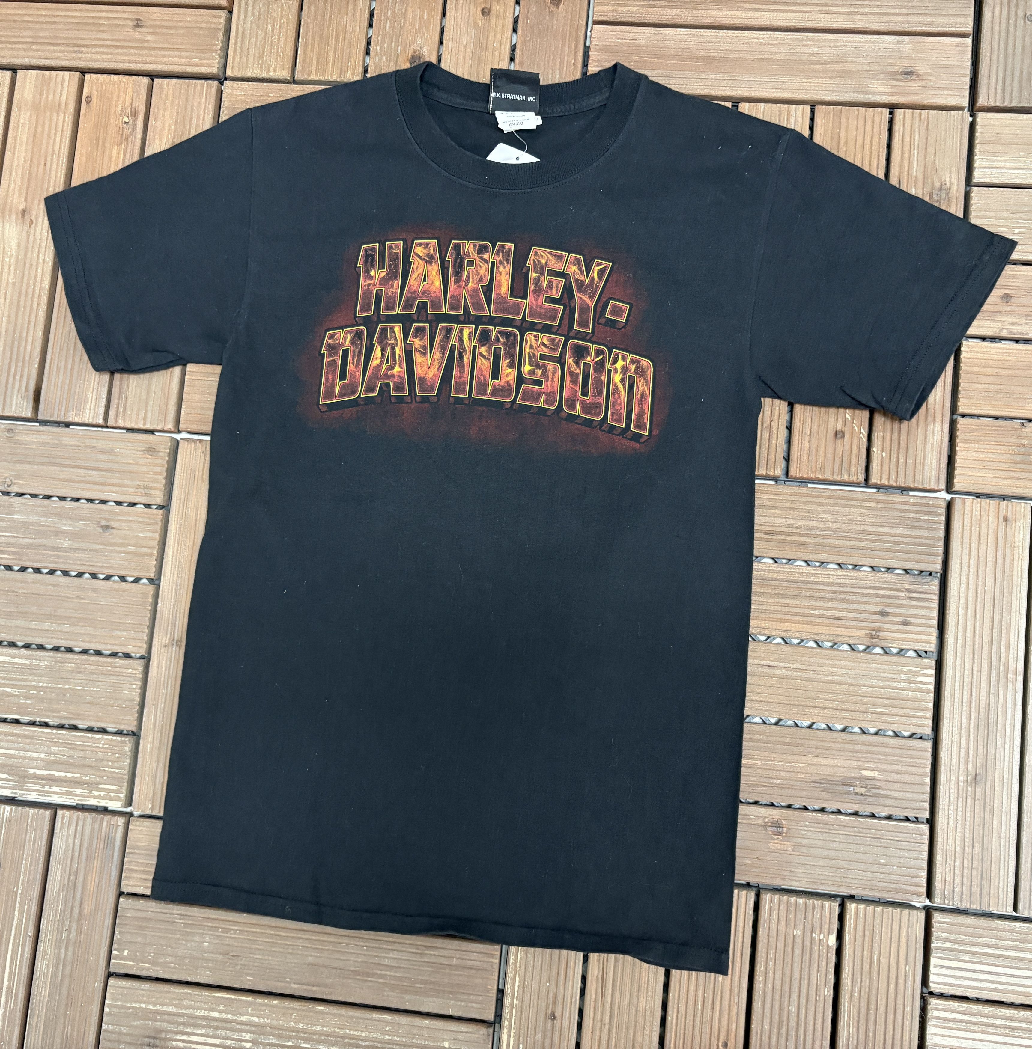 Vintage Harley Davidson Shalotte, North Carolina Vintage T-Shirt Tee Size US S / EU 44-46 / 1 - 3 Thumbnail