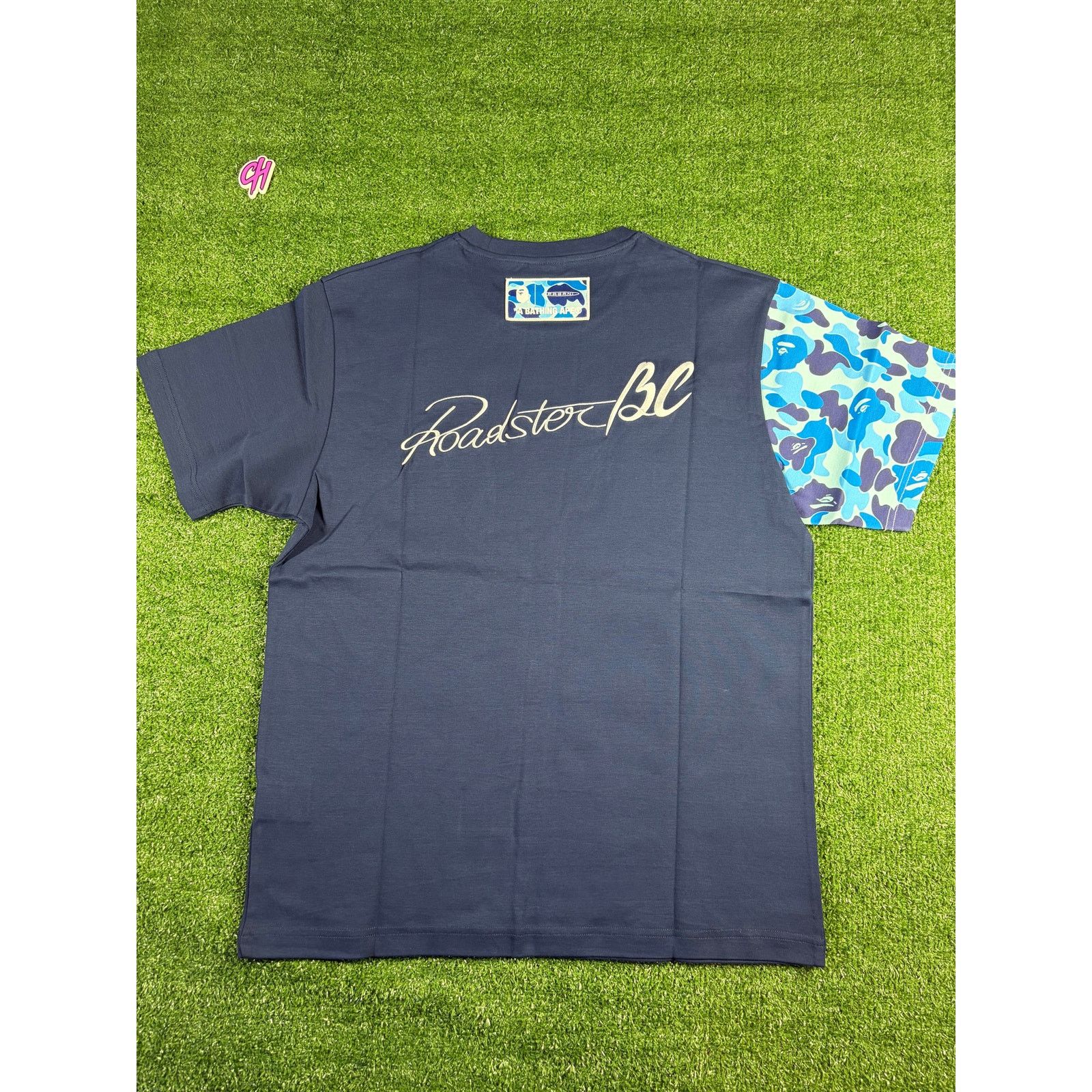 Bape BAPE X Pagani Navy Blue ABC Camo T-Shirt Size Small Size US S / EU 44-46 / 1 - 2 Thumbnail