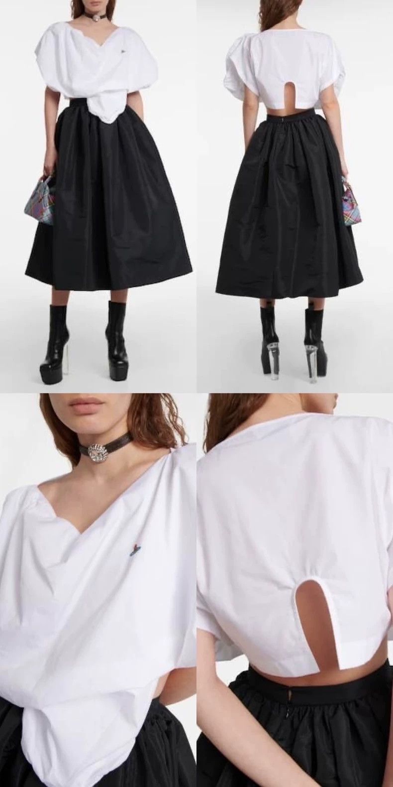 Vivienne Westwood Vivienne Westwood Heart-shaped silhouette cropped top Size XS / US 0-2 / IT 36-38 - 5 Thumbnail