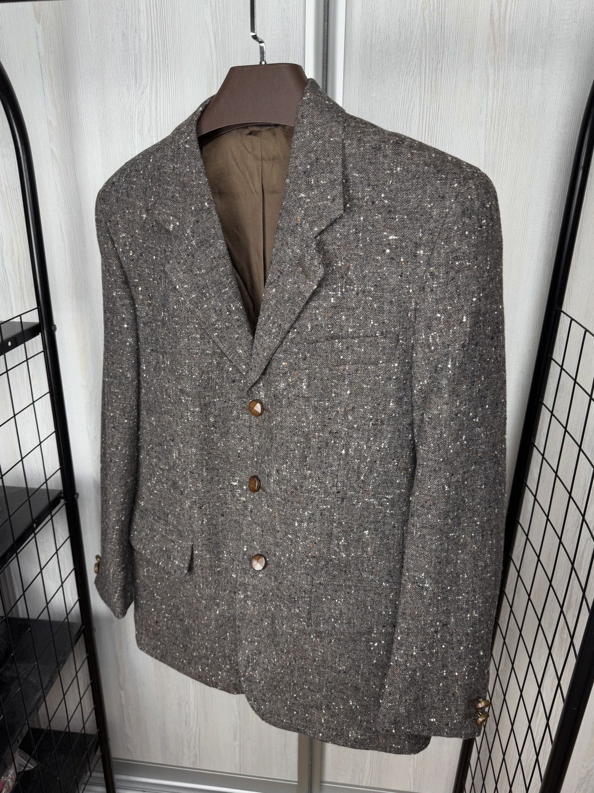 Yves Saint Laurent Yves Saint Laurent x Lanificio Paoletti wool tweed blazer 48 Size 38R - 6 Thumbnail