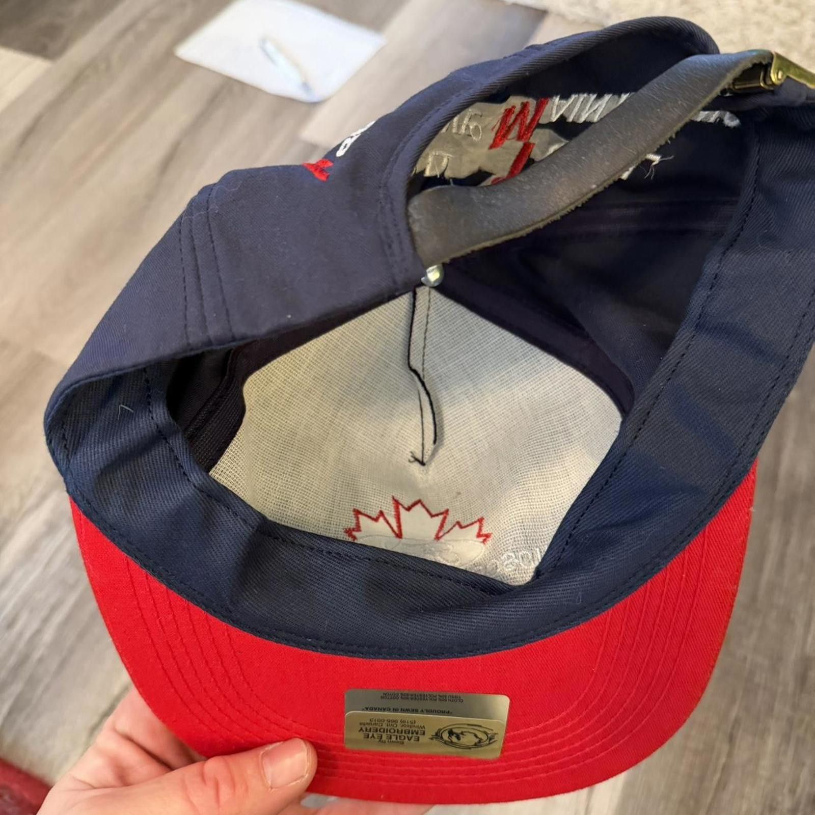 Ford Vintage ford Windsor aluminum strap back hat 90s OS Size ONE SIZE - 6 Thumbnail