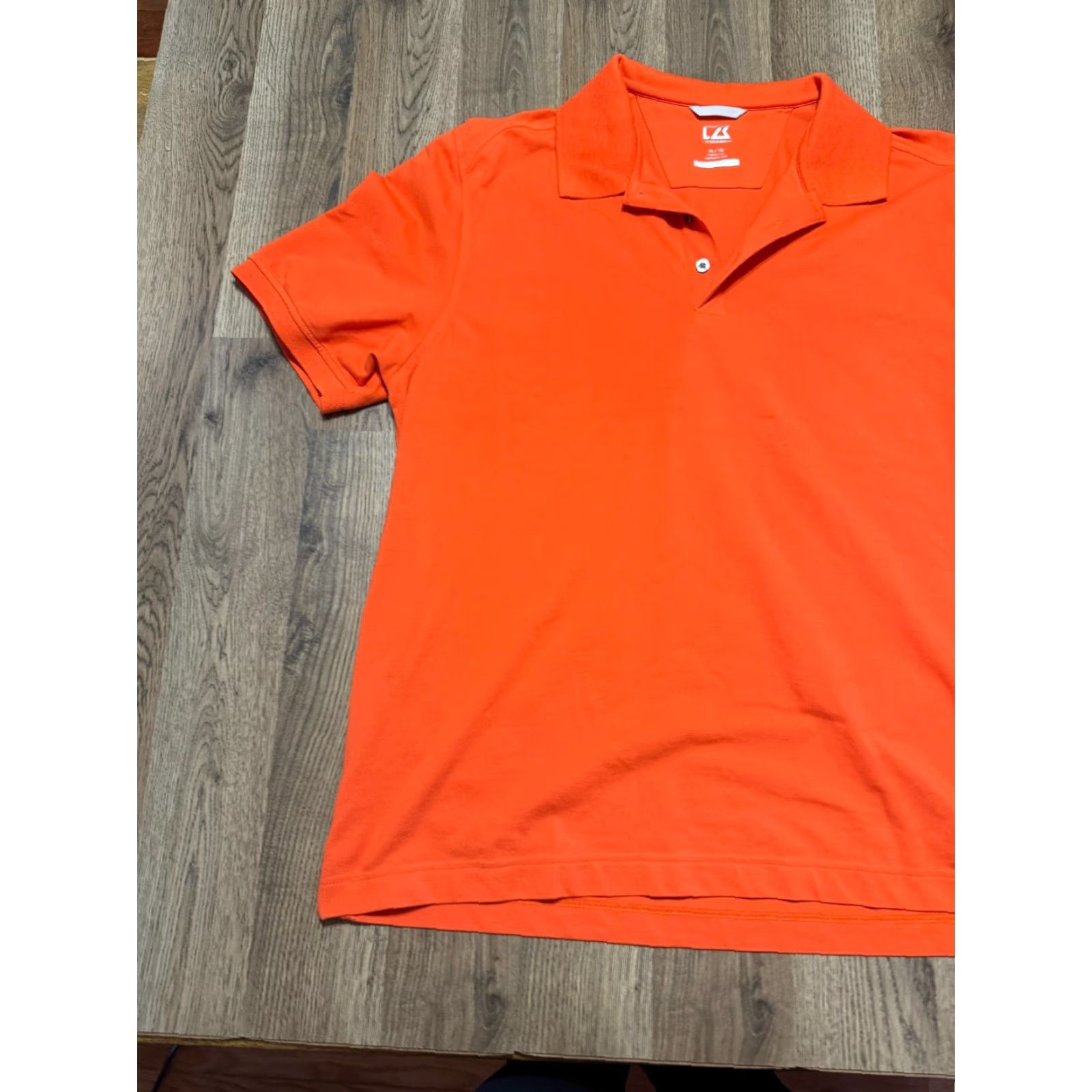 Cutter & Buck Cutter & Buck Shirt Men's Polo Shirt Size XL Orange Short Sleeve Size US XL / EU 56 / 4 - 3 Thumbnail