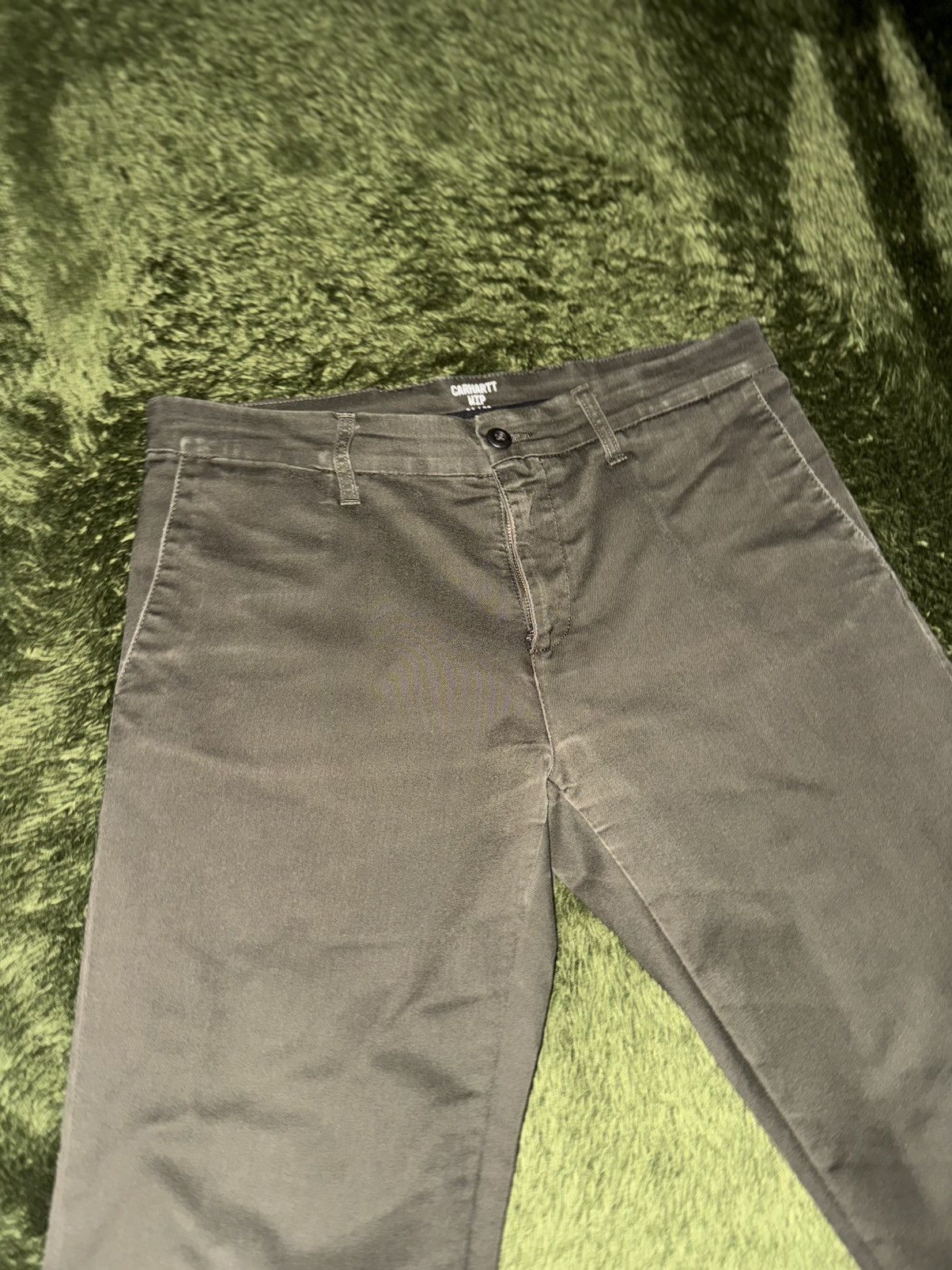 Carhartt Wip [34x32] Carhartt WIP Sid Pants Olive Size US 34 / EU 50 - 5 Thumbnail