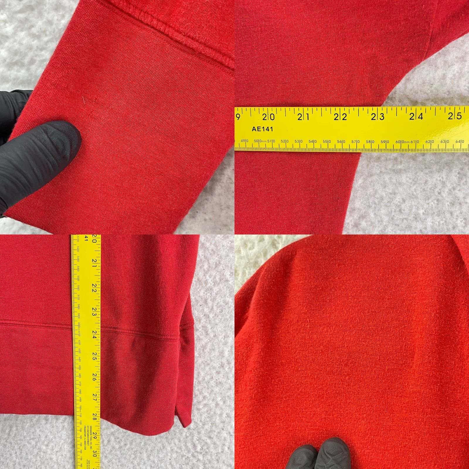 johnnie-O Johnnie-O Red Los Angeles Angels V-Neck Hoodie Sweater Womens Large Pullover Size L / US 10 / IT 46 - 8 Thumbnail