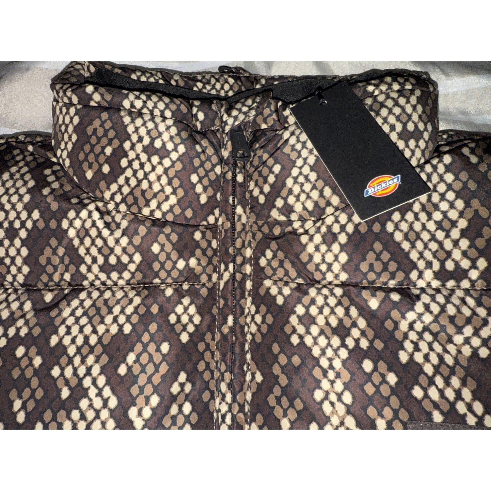 Dickies Dickies Camden Puffer Jacket Small Snakeskin Python 149 MSRP Size S / US 4 / IT 40 - 4 Thumbnail