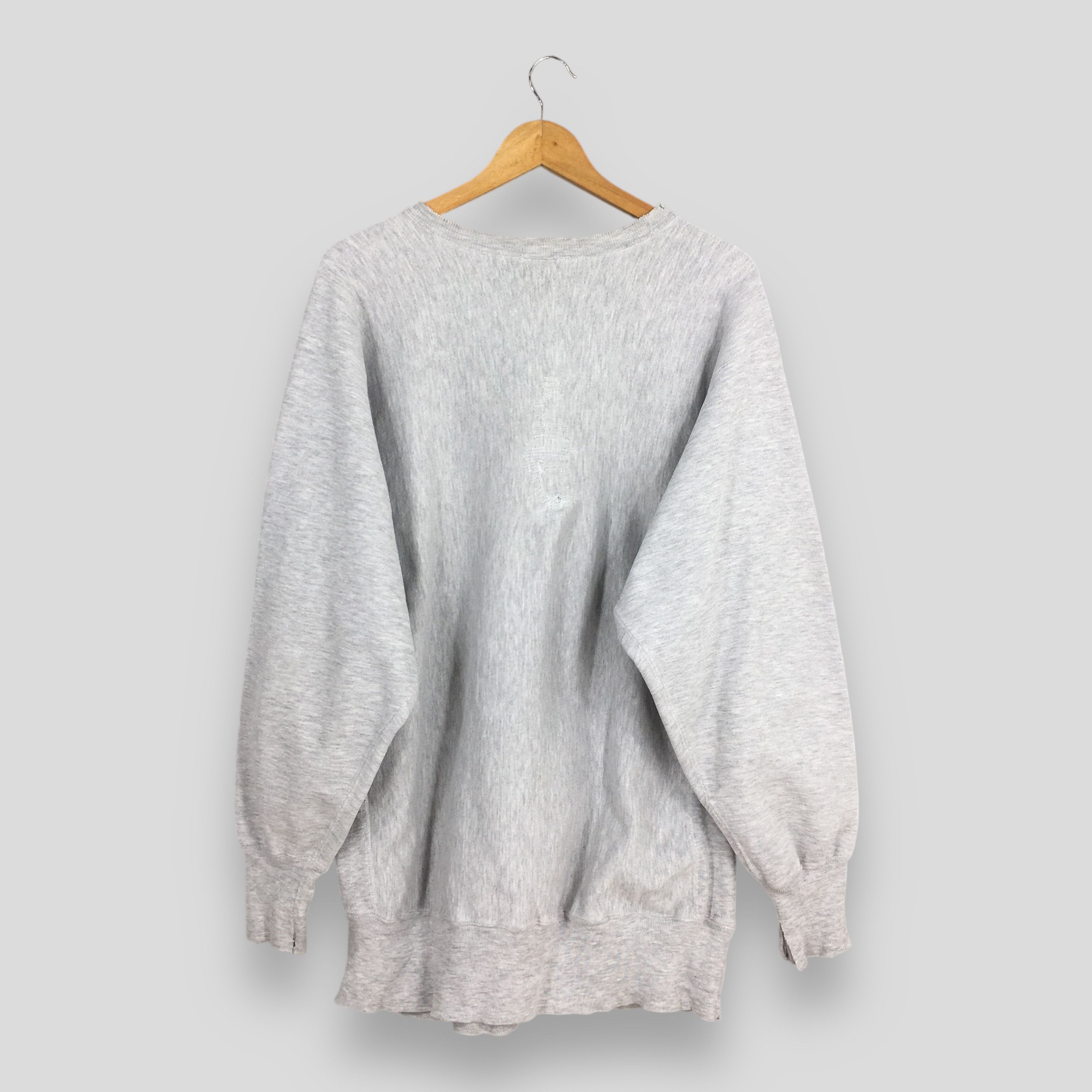 Champion Vintage 1980s Champion Reverse Weave Gray Sweatshirt 2XLarge Size US XXL / EU 58 / 5 - 8 Thumbnail