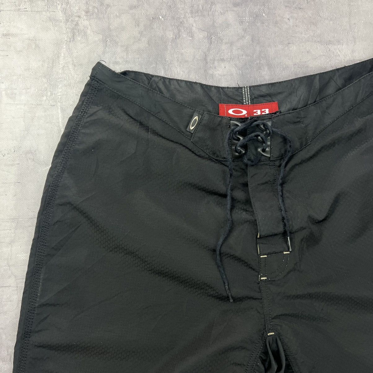 Vintage Rare! Oakley Vintage Nylon Big Logo Cargo Shorts 90s Size US 33 - 7 Thumbnail