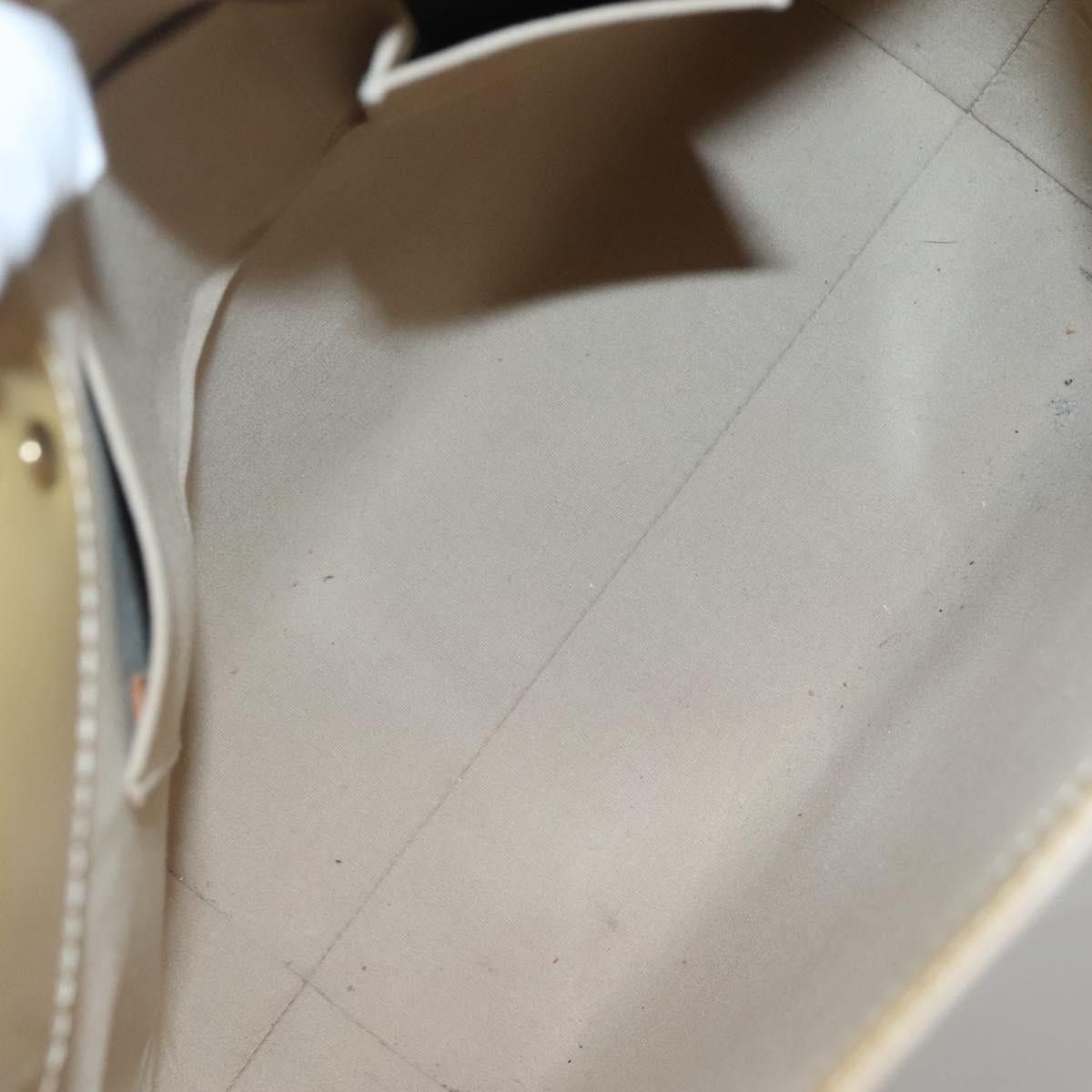 Louis Vuitton LOUIS VUITTON Monogram Vernis Reade MM Hand Bag Beige M91141 Size ONE SIZE - 11 Thumbnail