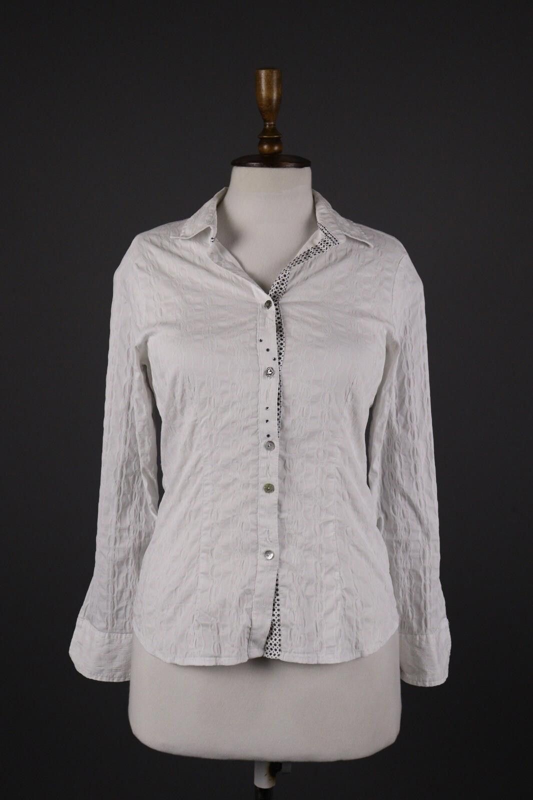 Bottega Veneta Bottega by Elisa Cavaletti White Lagenlook Shirt Size S Size S / US 4 / IT 40 - 1 Thumbnail