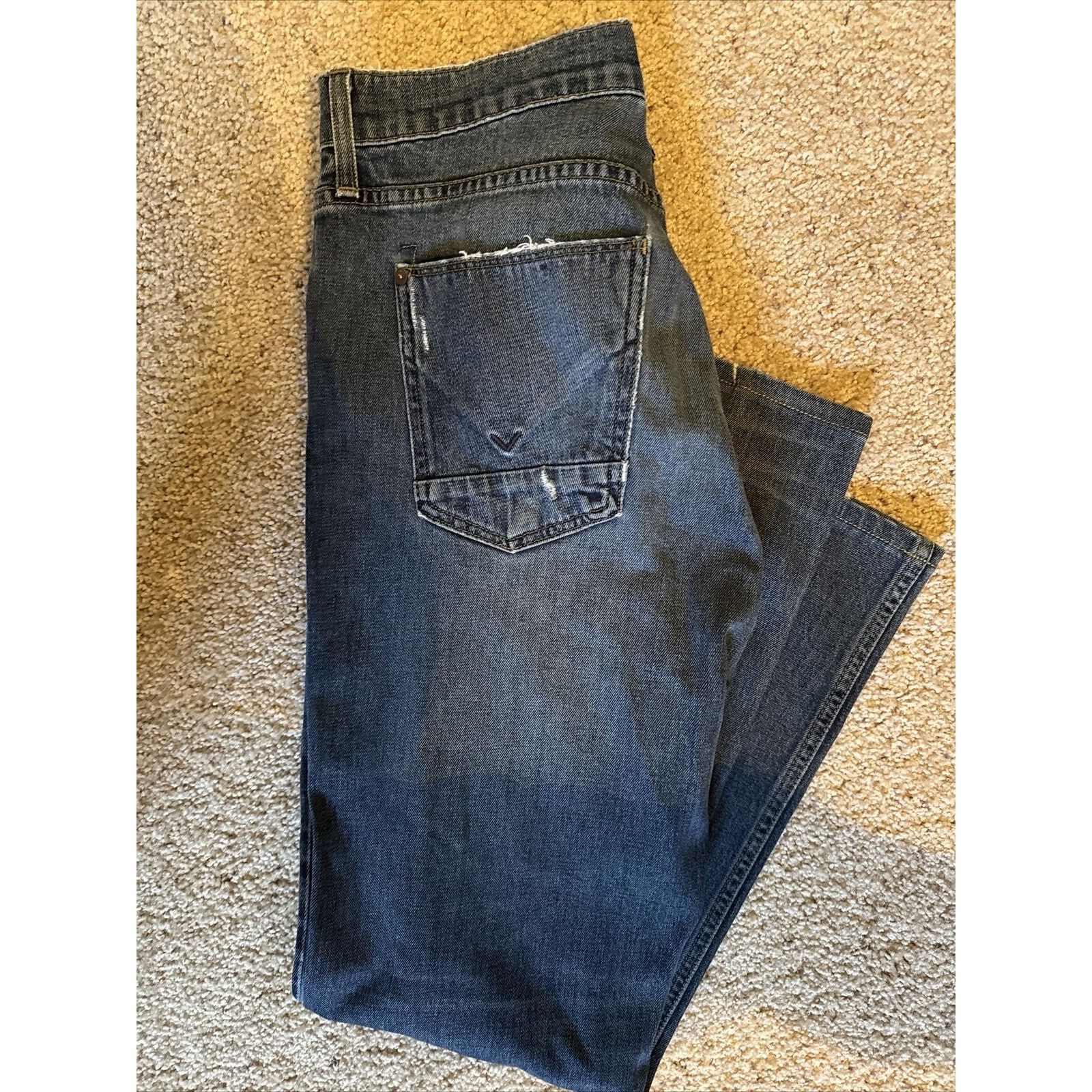 Hudson Hudson Blake Slim Straight Distressed Jeans, 36, Button Fly Size US 36 / EU 52 - 8 Thumbnail