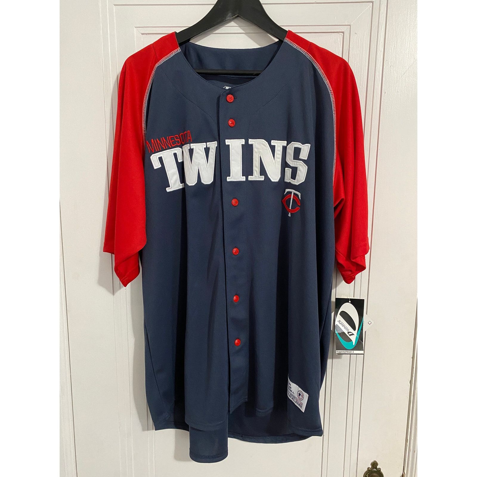 MLB NWT Minnesota Twins Stitched Baseball Jersey Men's Size XL Size US XL / EU 56 / 4 - 1 Thumbnail